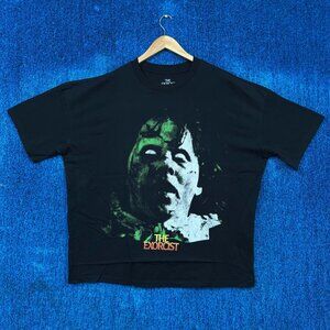 The Exorcist Possessed Regan Oversized Horror Movie Tee L